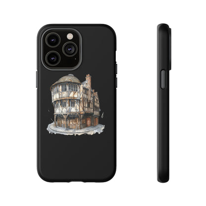 Stylish Phone Case featuring Unique Building Design, Art Lover Gift, Durable Phone Cover, Trendy Gadget Accessory, Unique Gift for Her
