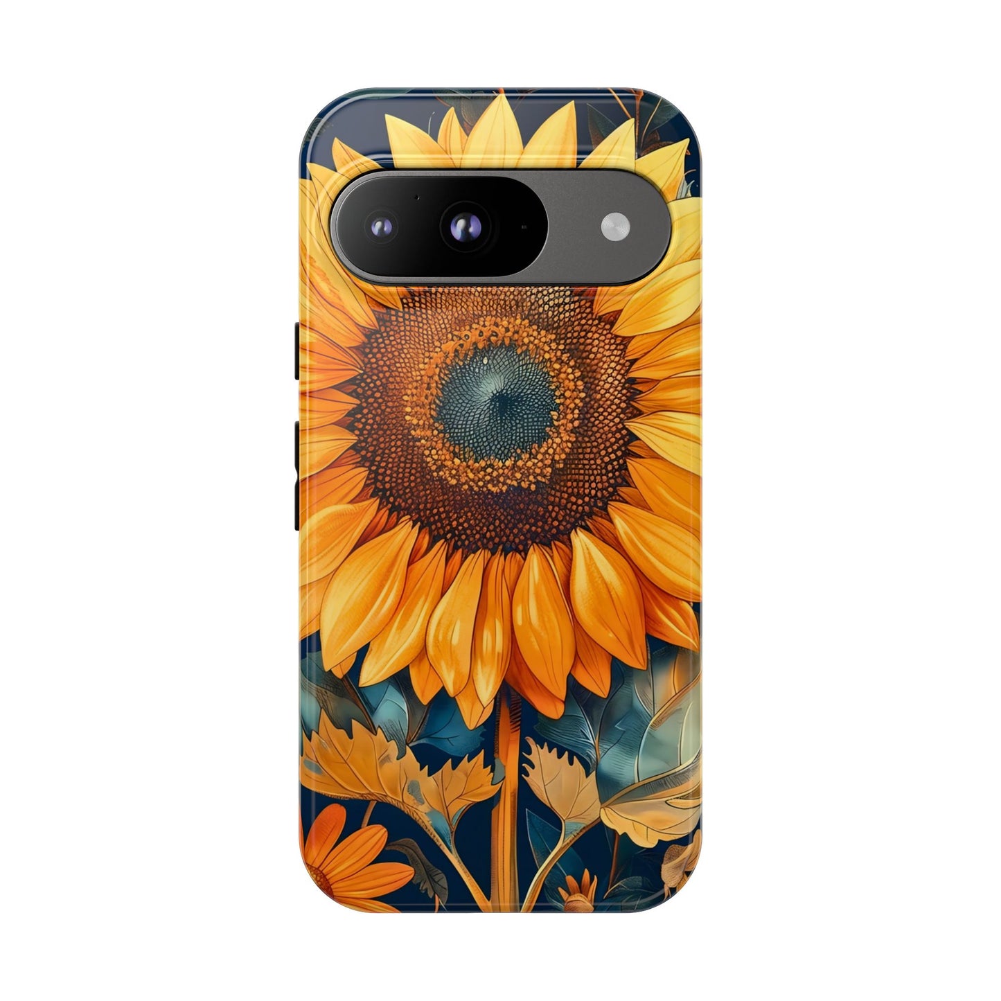Sunflower Phone Case - Floral Design for Nature Lovers, Cute Spring Accessory, Gift for Her, Eco-Friendly Cover