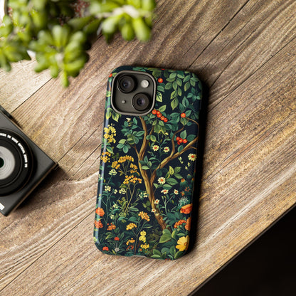 Floral Phone Case - Tough Cases, Colorful Nature Design, Gift for Flower Lovers, Phone Accessory, Unique Cell Phone Cover