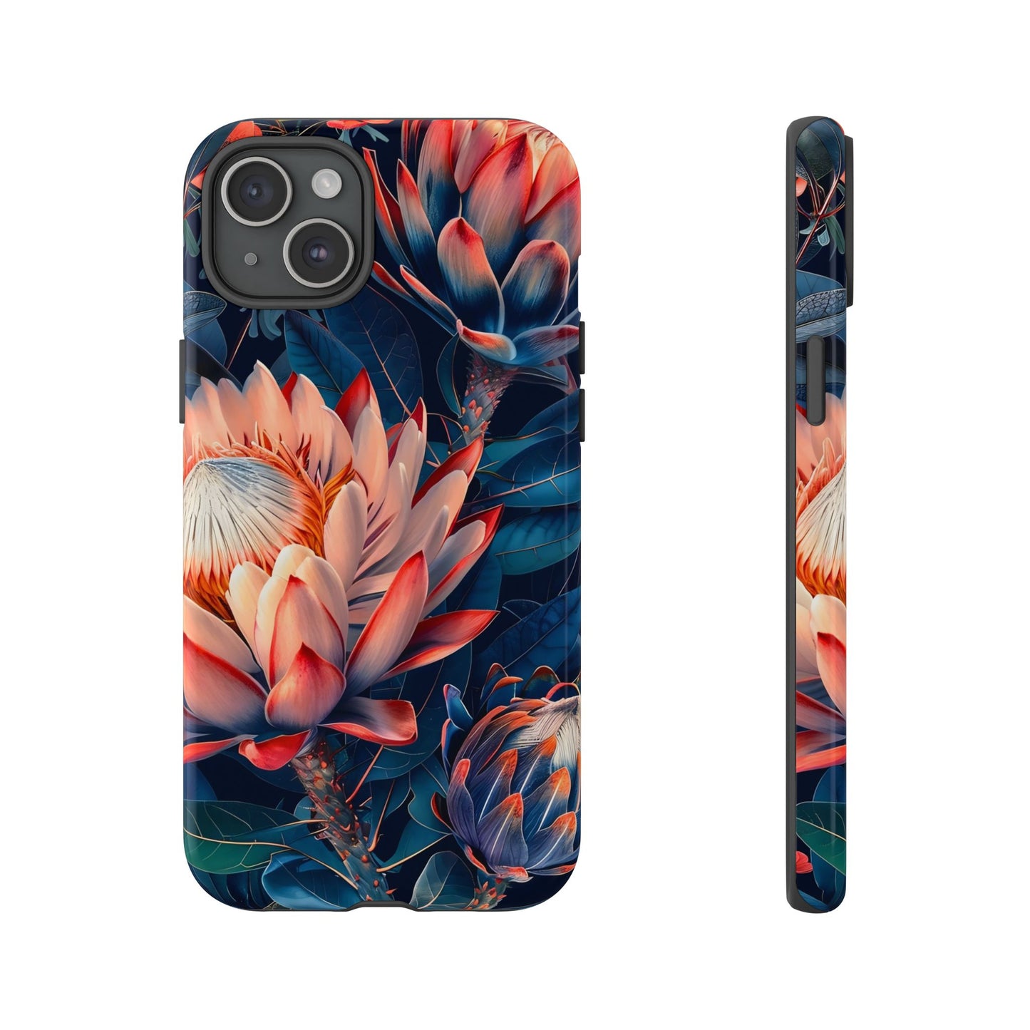Floral Phone Case | Tough Cases, Floral Design, Phone Accessory, Gift for Her, Customizable Case, Nature Lover Gift