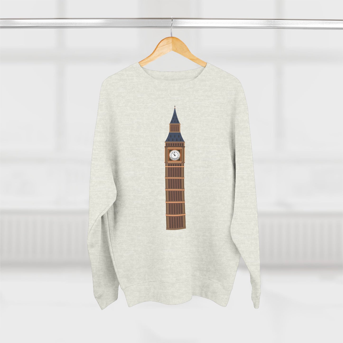 Unisex Crewneck Sweatshirt - Iconic Big Ben Clock Tower