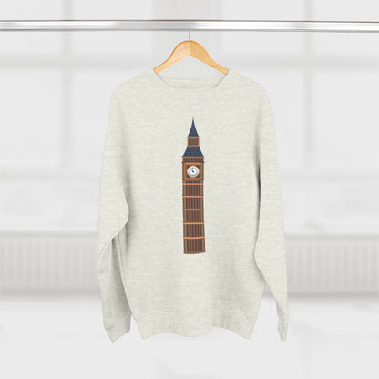 Unisex Crewneck Sweatshirt - Iconic Big Ben Clock Tower