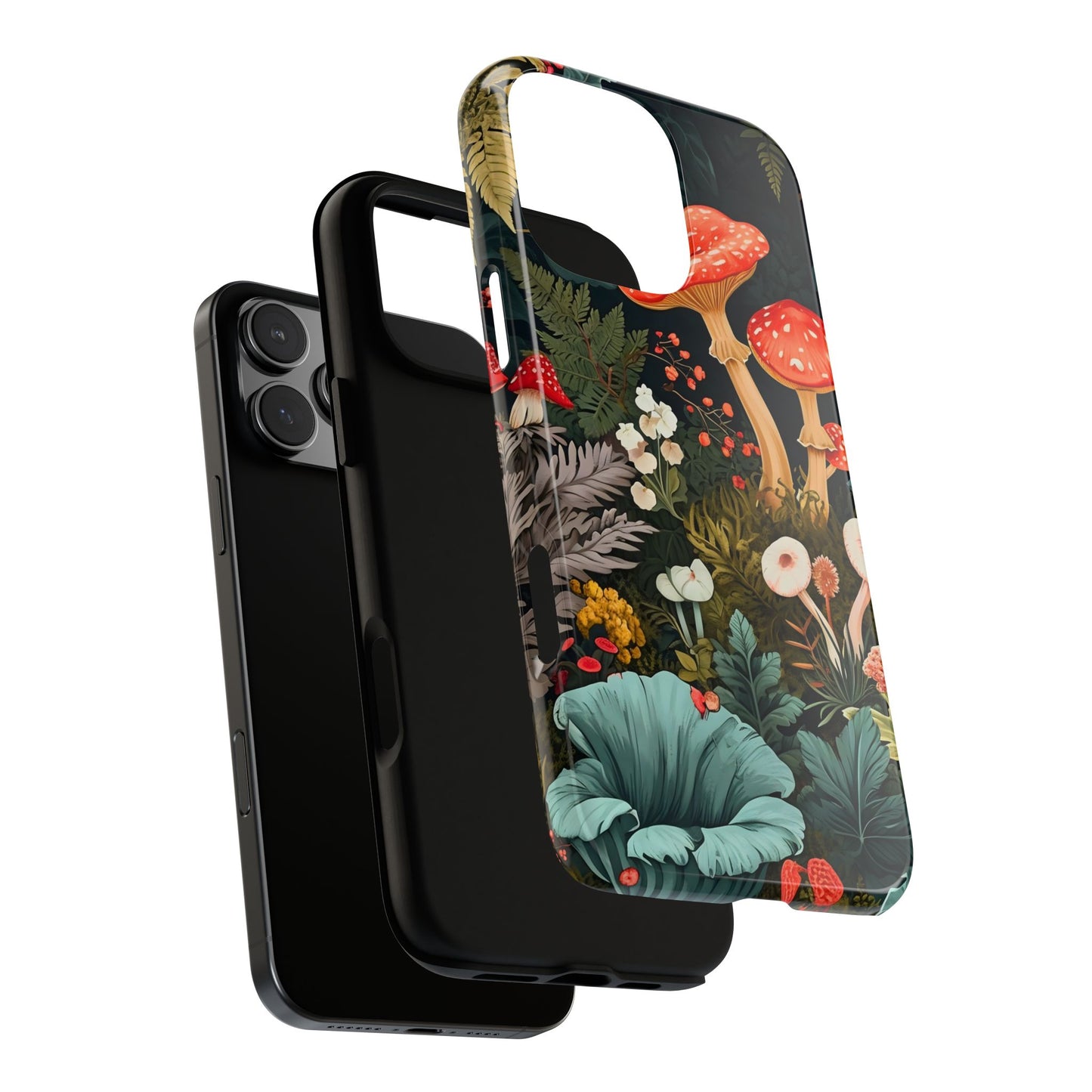 Floral Phone Case - Tough Cases, Nature Lover Gift, Eco-Friendly, Trendy Tech Accessory, Unique Design, Perfect for All Occasions
