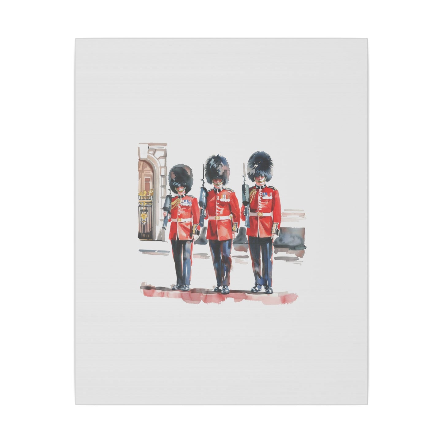 Royal Guards Canvas Print, British Wall Art, Home Decor, Unique Gift, London Culture