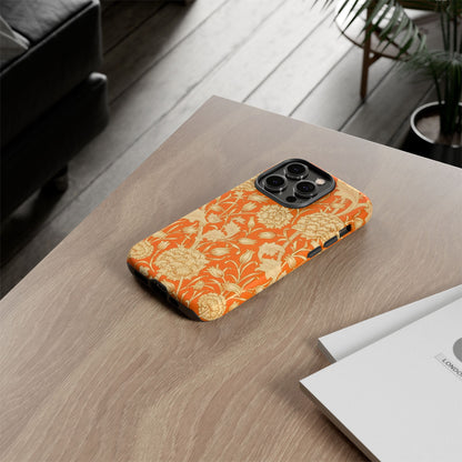 Floral Phone Case, Vibrant Tough Cases for Garden Lovers, Stylish Protection, Gift for Birthdays, Spring Decor, Unique Design