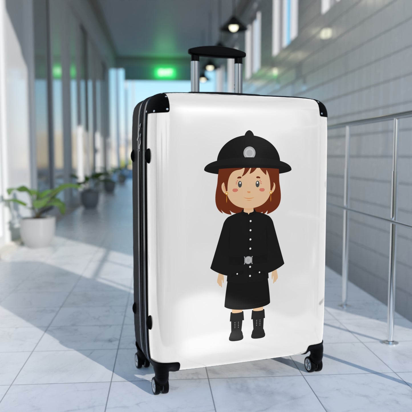 Female British Police Officer - Suitcase
