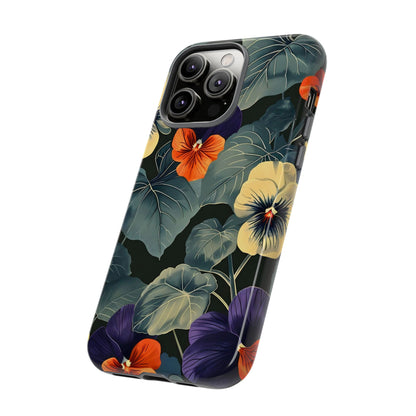 Tough Cases Floral iPhone Case, Tough Phone Cover, Stylish Floral Design, Gift for Her, Summer Vibe, Durable Protective Case