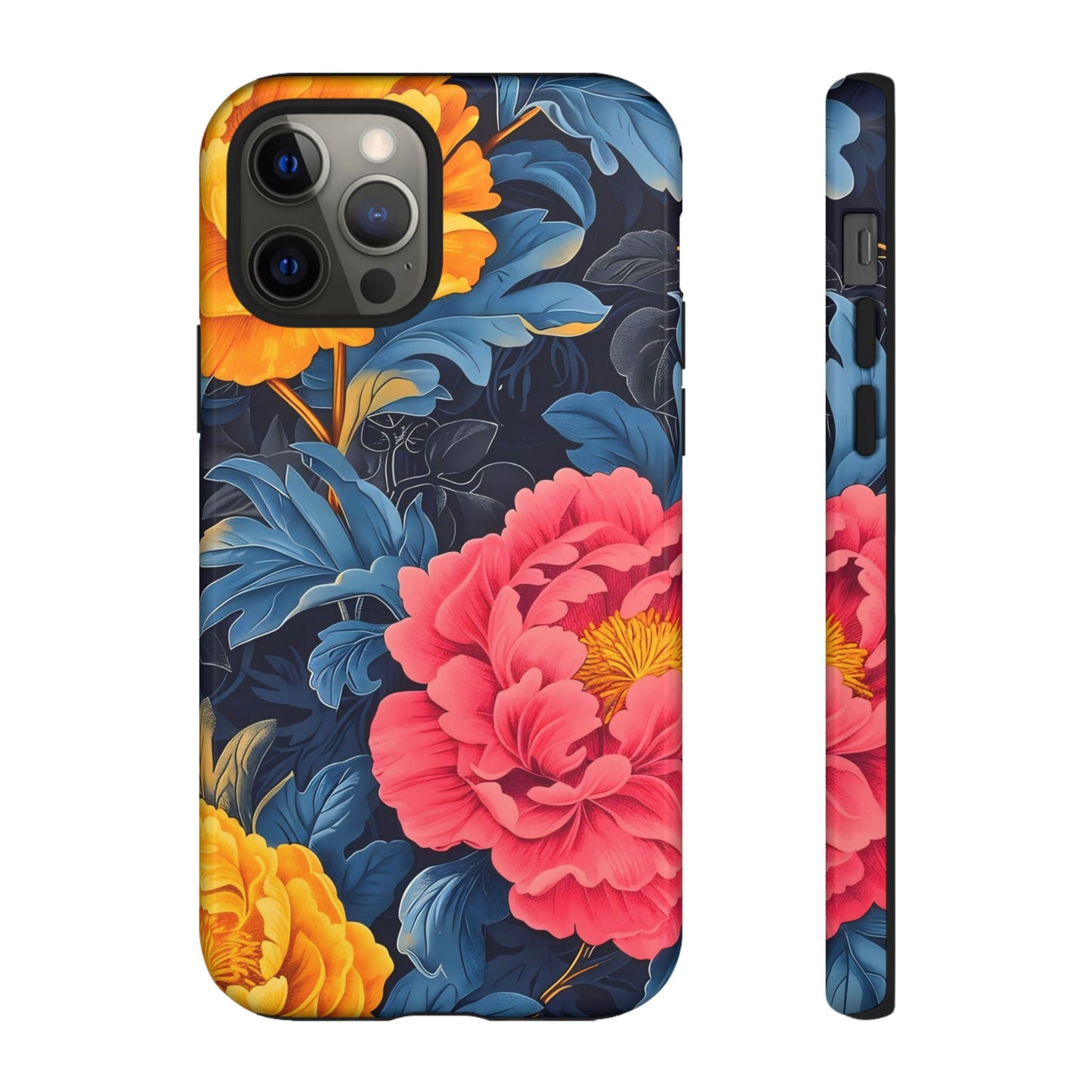 Floral Phone Case, Tough Cases, Stylish Mobile Cover, Gifts for Her, Phone Accessories, Unique Flower Design
