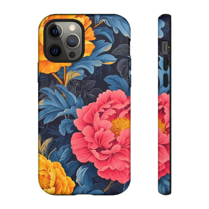 Floral Phone Case, Tough Cases, Stylish Mobile Cover, Gifts for Her, Phone Accessories, Unique Flower Design