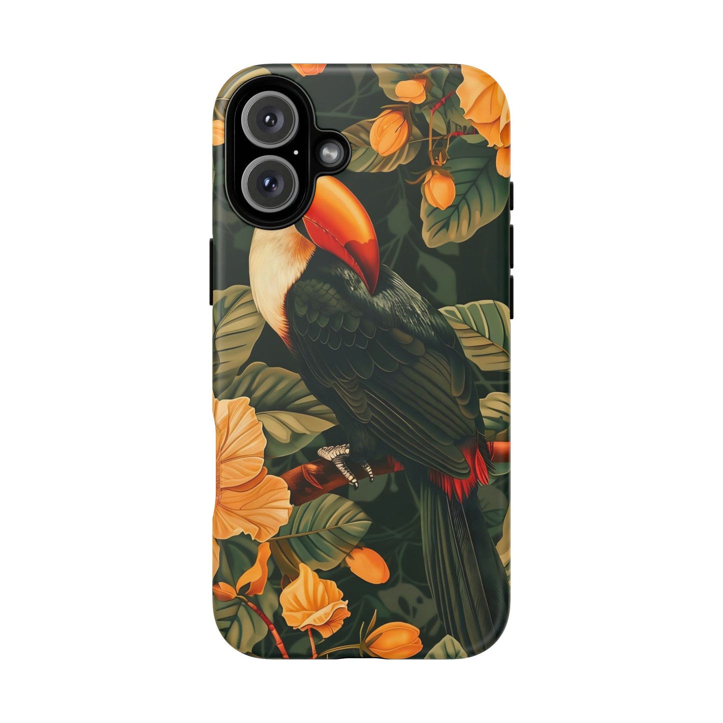 Tropical Toucan Phone Case, Exotic Bird Cover, Nature Lover Gift, Eco-Friendly Design, Customizable Tech Accessory