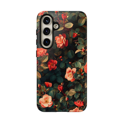 Floral Phone Case - Elegant Floral Design, Tough Protective Case, Perfect Gift for Her, Trendy Phone Accessories, Mother’s Day, Birthday