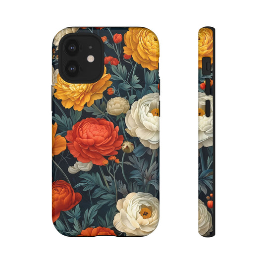 Floral Tough Case for Phones | Durable Floral Phone Cover, Boho Chic, Unique Gift for Her, Phone Protection, Flower Design