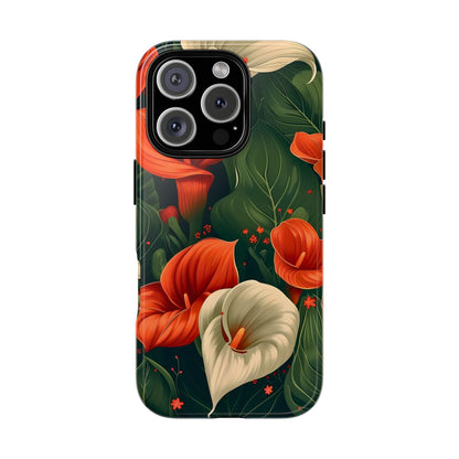 Floral Phone Case, Tough Cases for Stylish Protection, Gift for Her, Nature Lovers, Phone Accessories, Trendy Tech
