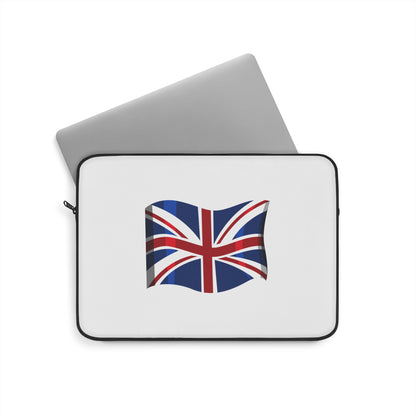 Laptop Sleeve with British Flag Design | Stylish Computer Case for Travelers, Gift for UK Lovers, Office Accessory, Unique Tech Case