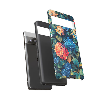 Floral Phone Case, Stylish Tough Case for Gardener Gift, Flower Lover Accessory, Pretty Floral Design, Protective Case