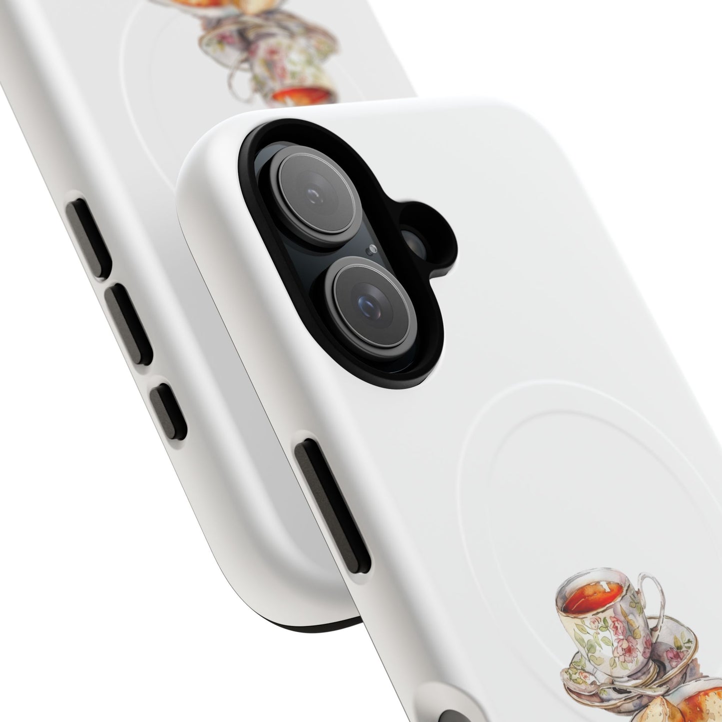 Tough Magnetic Cases with Tea and Biscuit Design - Durable Phone Accessories, Unique Gifts, Stylish Tech Gear, Tea Lover's Must-Have, [...]