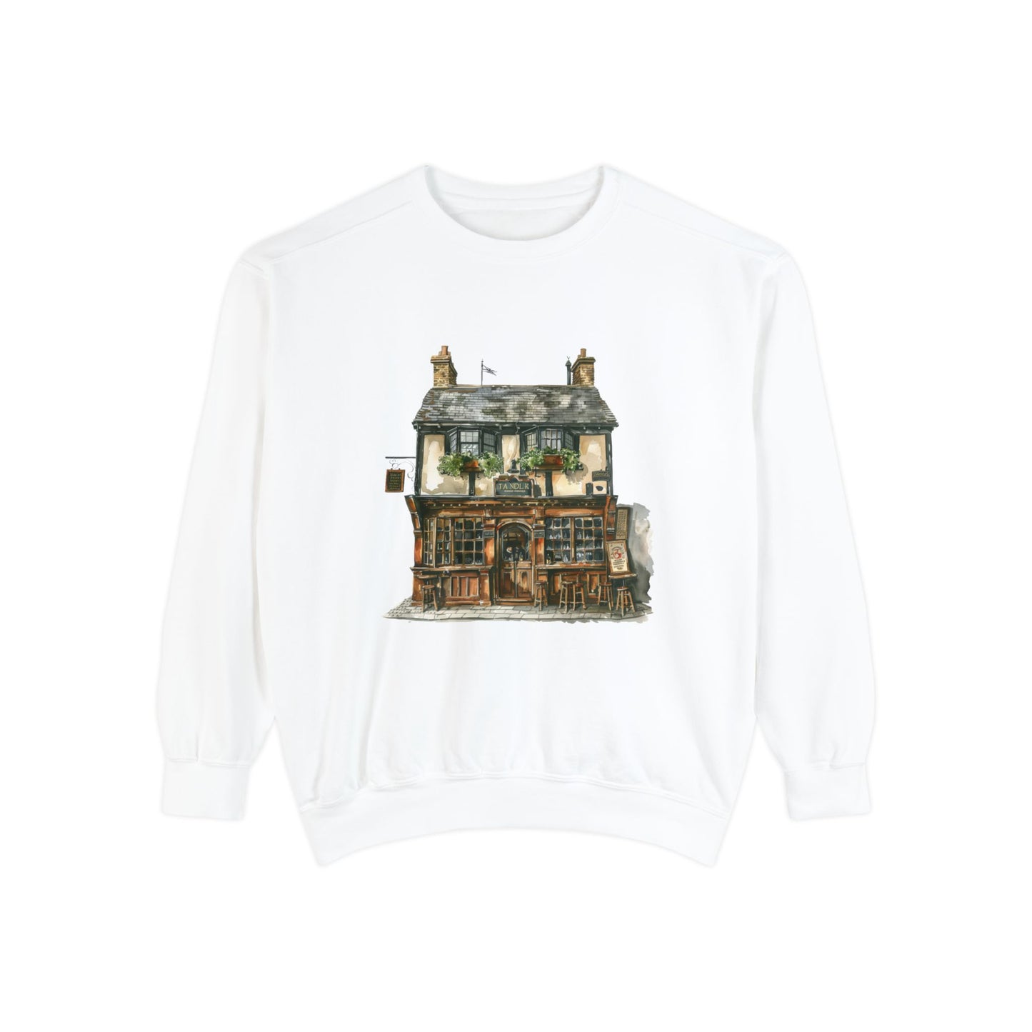 Unisex Garment-Dyed Sweatshirt - British Historic House