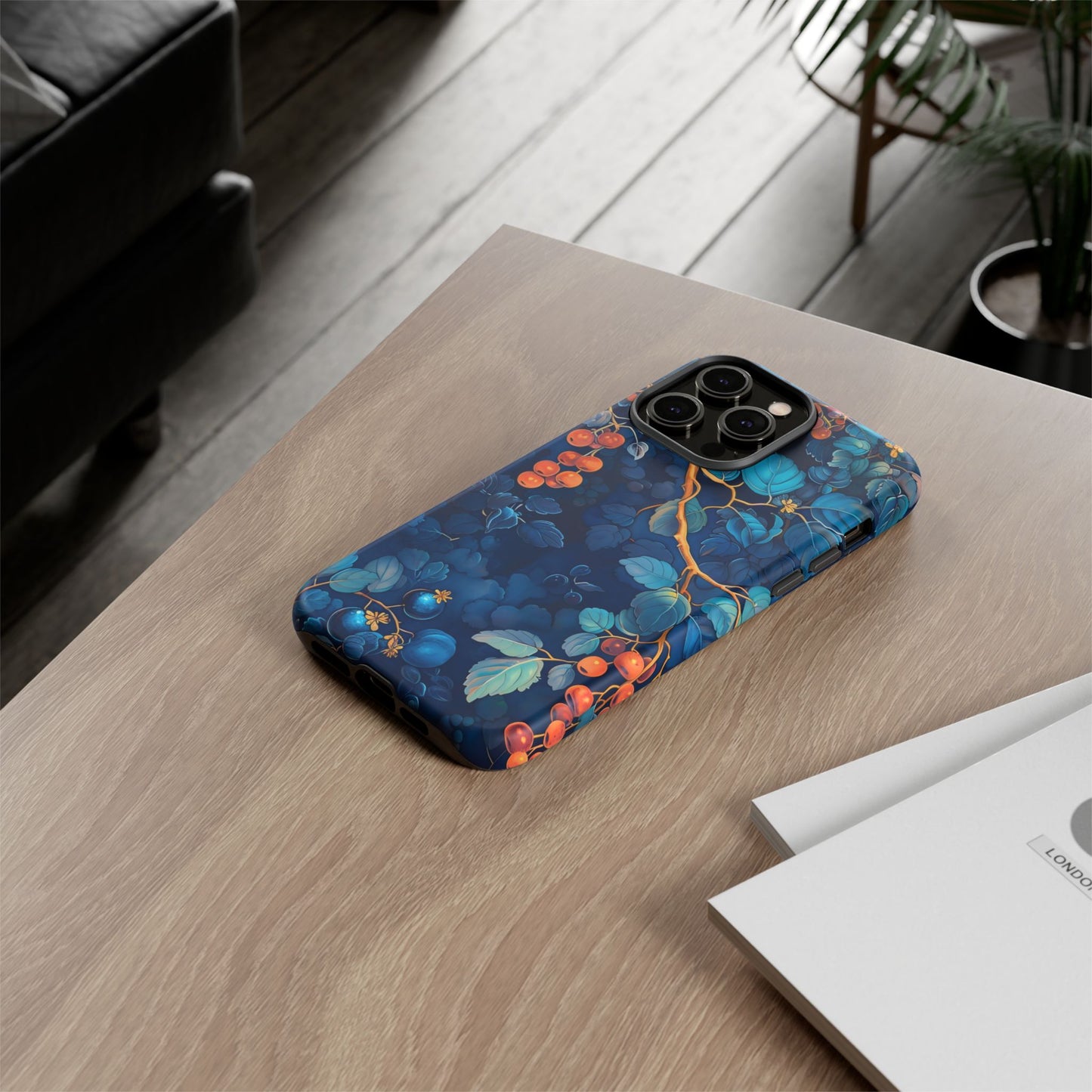 Artistic Phone Case with Floral Design, Tough Cases for iPhone, Nature-Inspired Accessory, Unique Gift for Her, Protective Cover