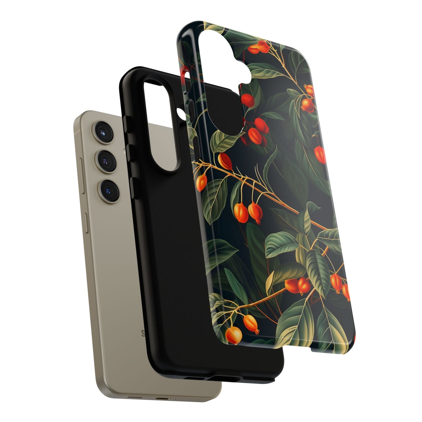 Tough Cases, Floral Phone Case, Nature-Inspired Tech, Unique Gift, Phone Accessory, Botanical Design, Fall Vibes