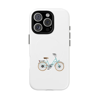 Tough Magnetic Phone Cases, Stylish Bicycle Design, Durable Protection, Perfect Gift for Cyclists, Trendy Tech Accessory