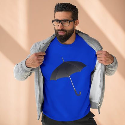 Unisex Crewneck Sweatshirt - Regal Royal Umbrella