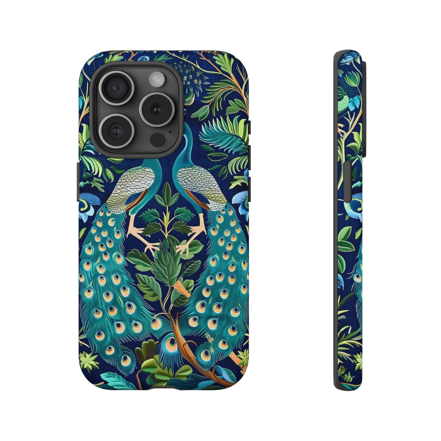 Peacock Tough Phone Case - Colorful Protective Cover, Nature Lover Gift, Stylish Accessory for Celebrations
