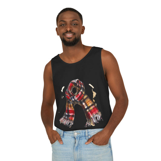 Unisex Garment-Dyed Tank Top - Iconic London Eye