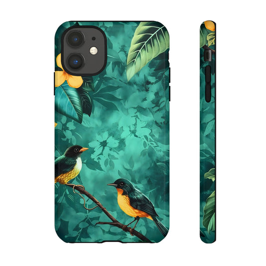 Tough Cases Phone Case - Elegant Bird Design, Nature Lover Gift, Wildlife Art, Tropical Decor, Eco-Friendly Accessory