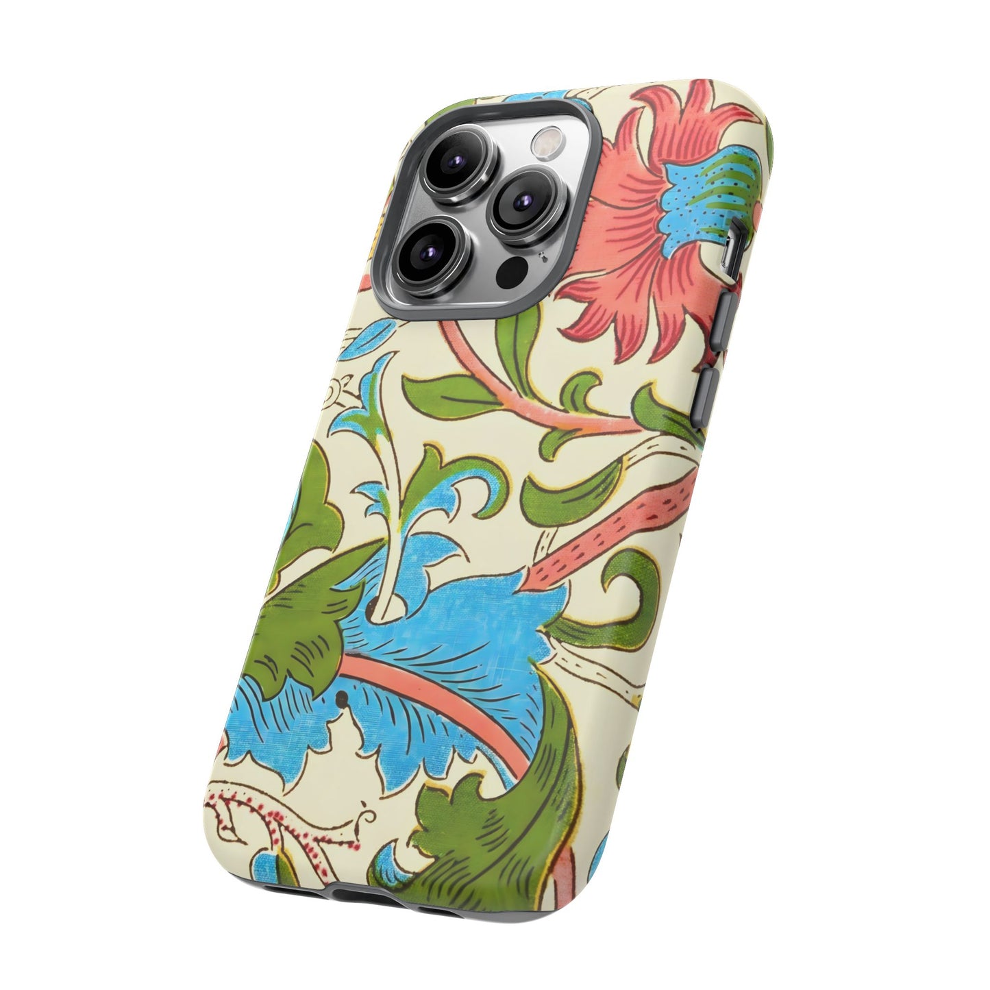 Tough Floral Phone Case - Artistic Smartphone Cover, Floral Print Gift, Protective Case | For Nature Lovers, Stylish Accessory, Phone [...]