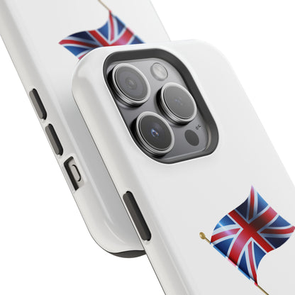 Vintage Union Jack Magnetic Phone Case, British Flag Tough Case, Gift for Anglophiles, Travel Accessories,UK Prid e Case