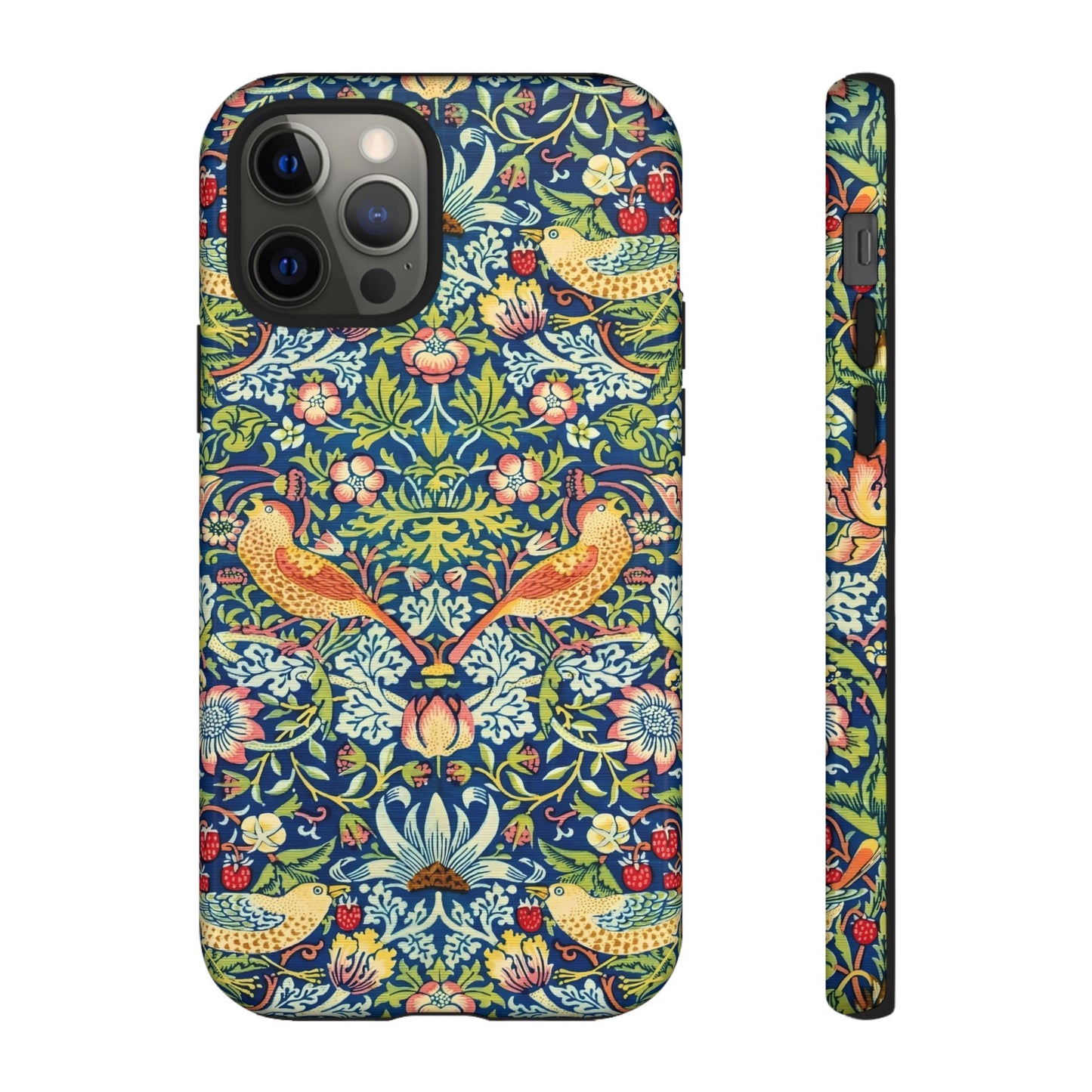 Floral Phone Case | Tough Cases, Stylish Protection, Unique Gift, Eco-Friendly, Floral Pattern, Bird Design