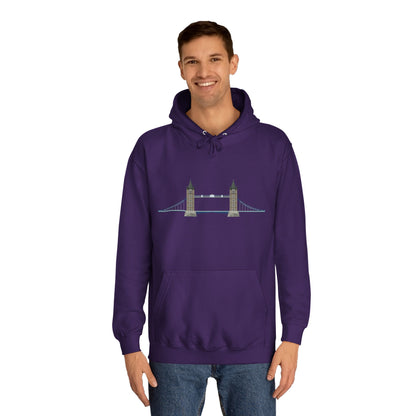 Tower Bridge Iconic Unisex College Hoodie