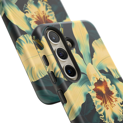 Floral Phone Case - Tough Cases with Orchid Design, Durable Smartphone Cover for Nature Lovers, Floral Gift for Her, Botanical [...]