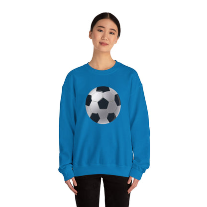 Unisex Heavy Blend™ Crewneck Sweatshirt - Dynamic Football Design - Sports Passion and Energy