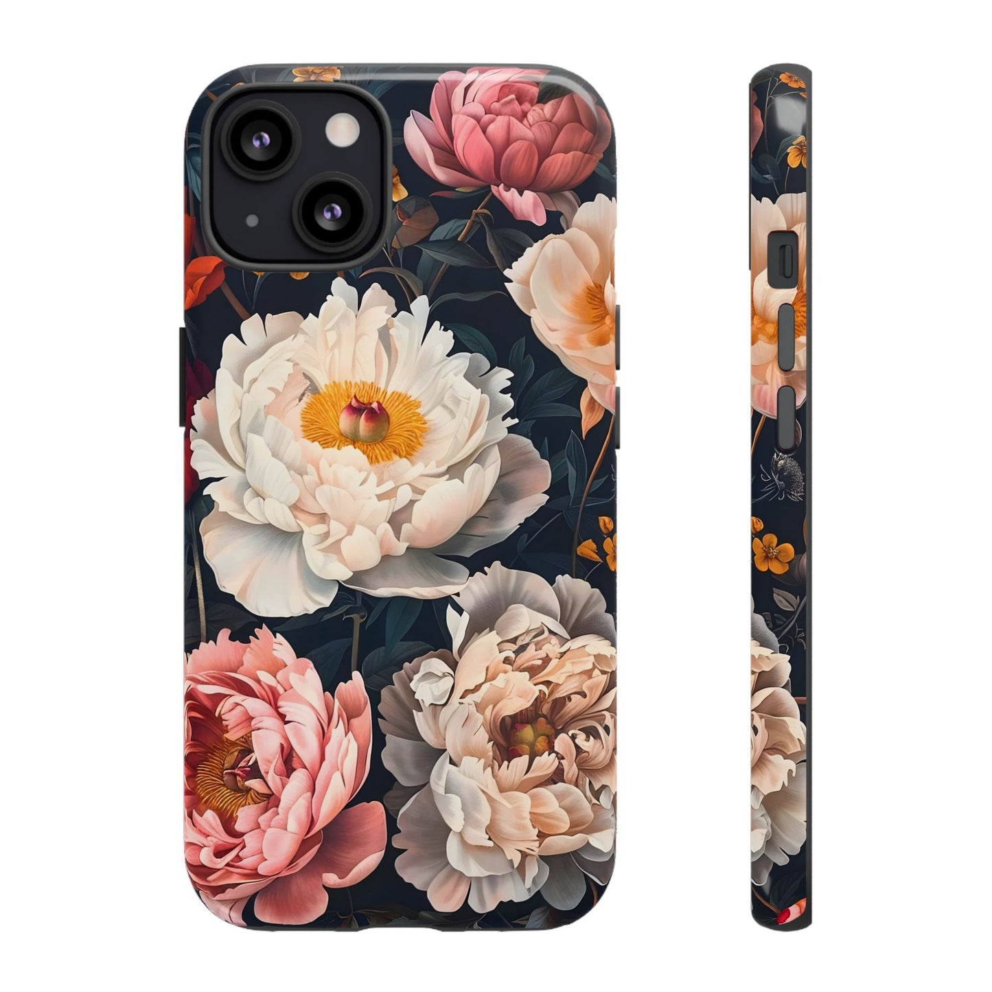 Floral Phone Case, Tough Phone Cover, Flower Design, Unique Gift for Her, Trendy Accessory, Spring Decor