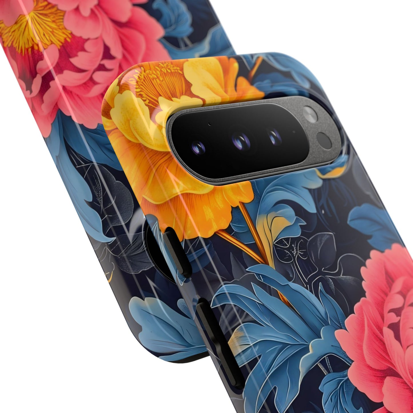 Floral Phone Case, Tough Cases, Stylish Mobile Cover, Gifts for Her, Phone Accessories, Unique Flower Design