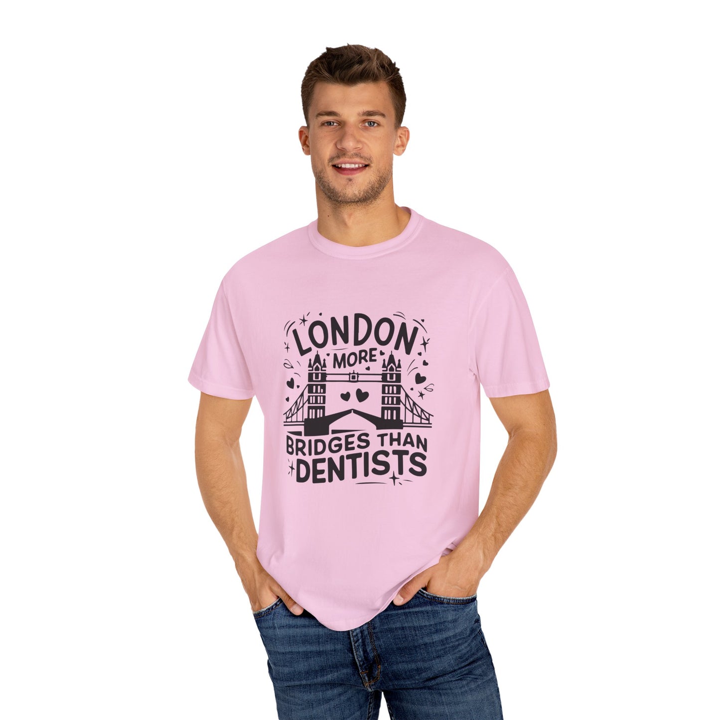 Unisex Garment-Dyed T-shirt - London is having more Bridges