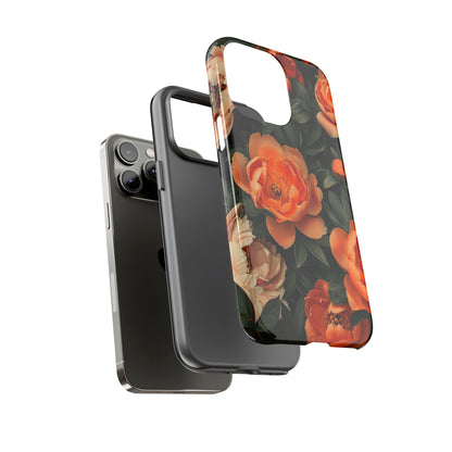 Stylish Floral Phone Case, Tough Cases, Floral Phone Cover, Gift for Her, Spring Accessories, Mother's Day, Phone Protection