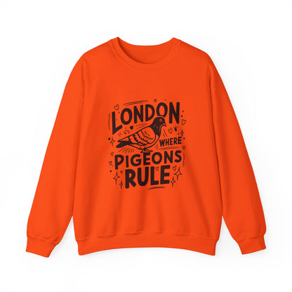 Unisex Heavy Blend™ Crewneck Sweatshirt - London where Pigeons Rule