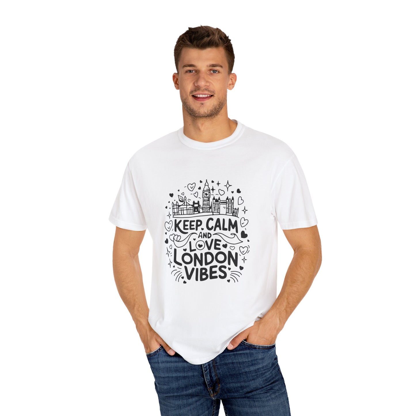 London Vibes Unisex Garment-Dyed T-shirt