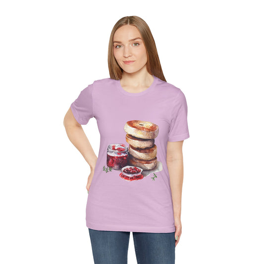 Unisex Jersey Short Sleeve Tee - Heritage on a Plate - Exploring British Cuisine