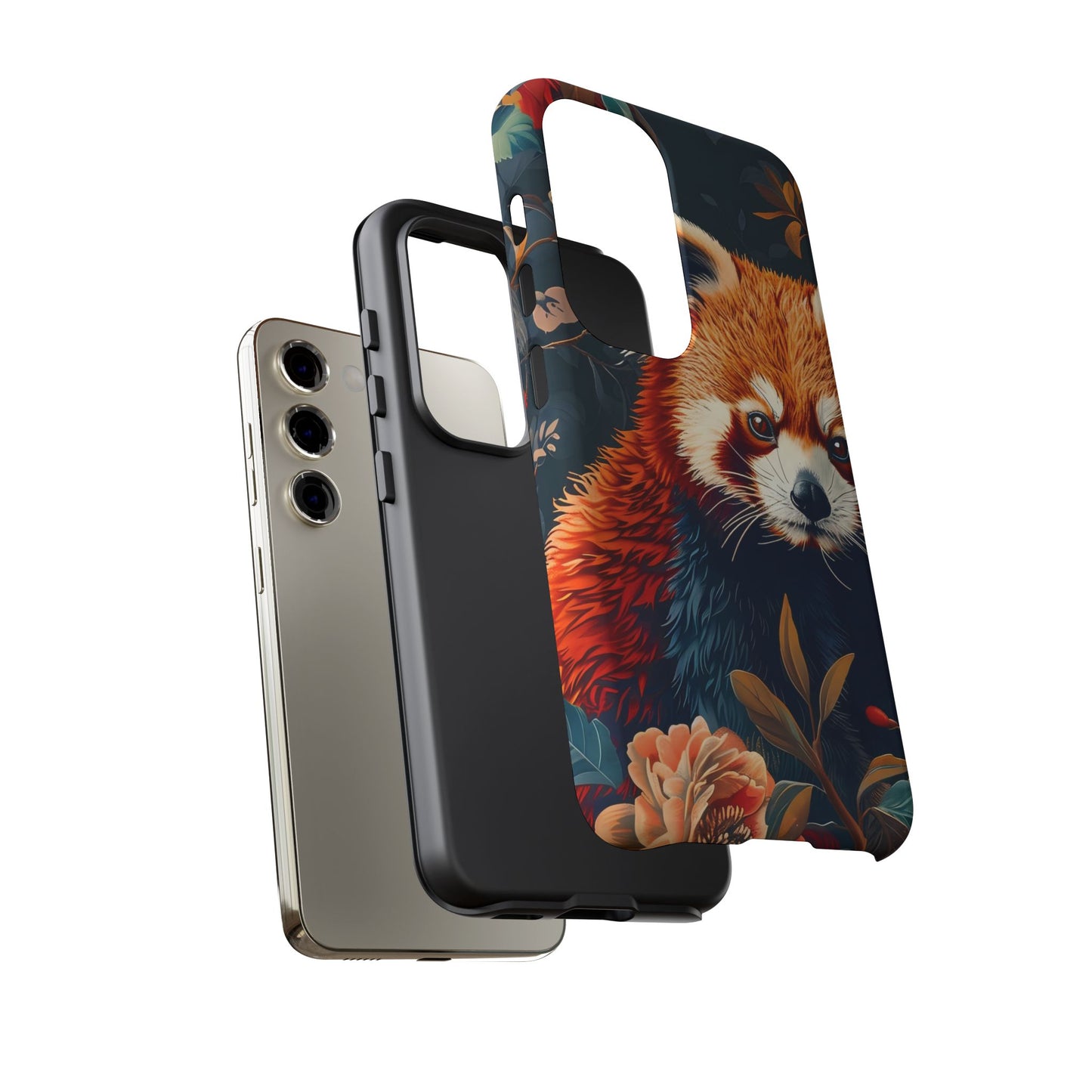 Cute Red Panda Phone Case, Wildlife Lover Gift, Tough Cases for iPhone, Nature-Themed Phone Cover, Animal Art Shell, Cute Tech Accessories