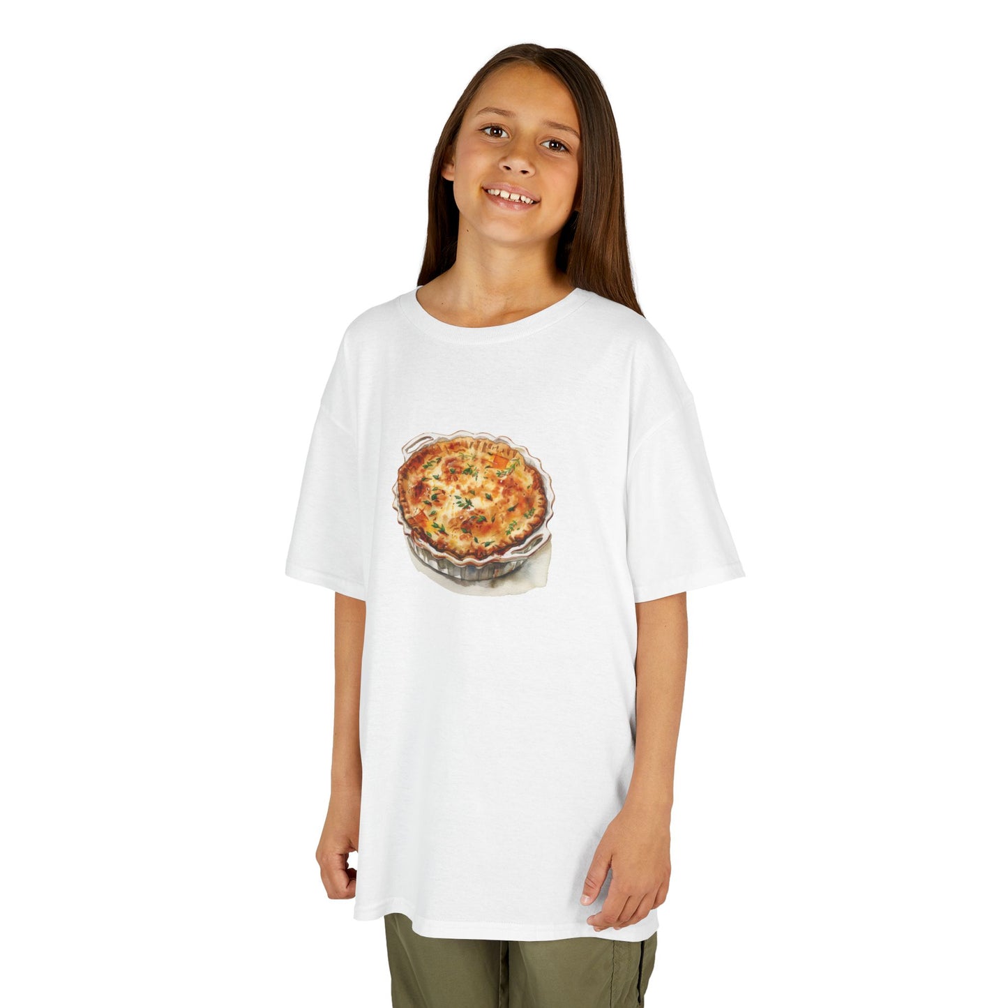 Kids Tee - Artistic Food-Themed Painting for Home Decor -  Fun Heavy Cotton T-Shirt for Young Foodies