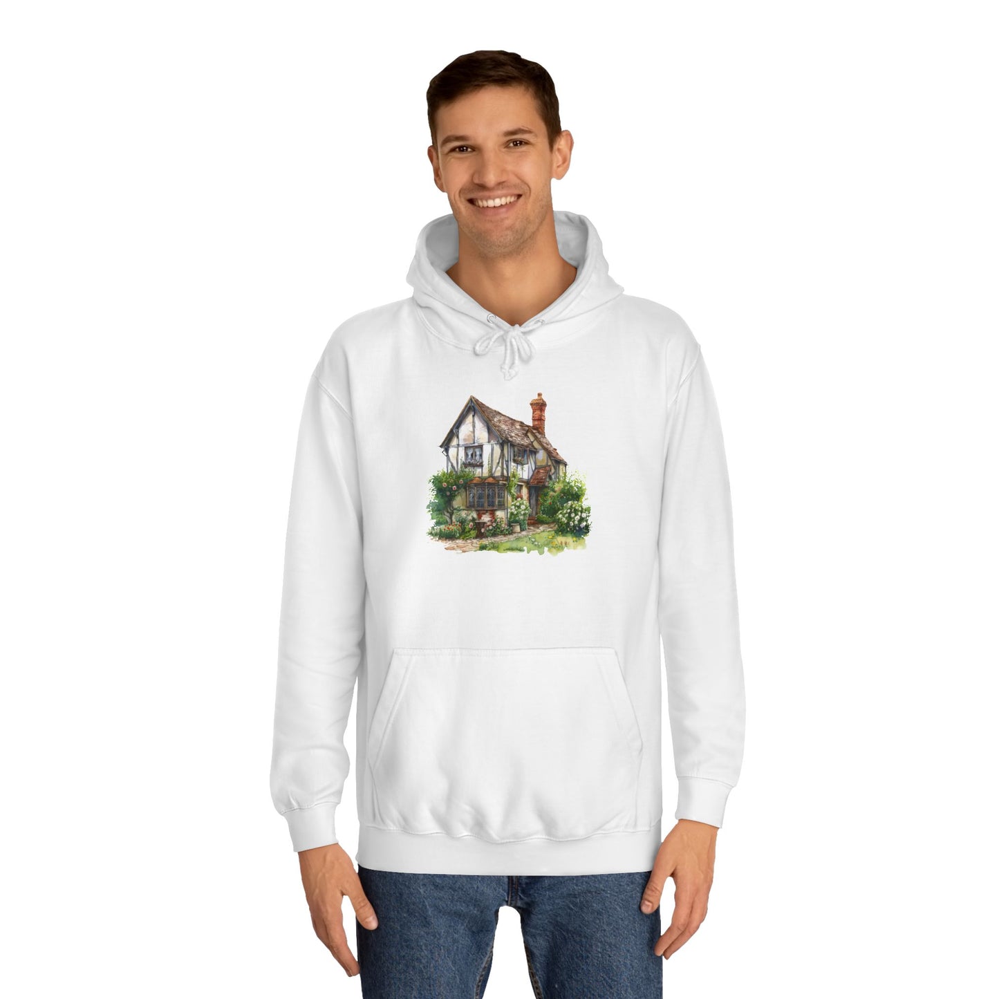 Unisex College Hoodie - England's Enduring Natural Beauty