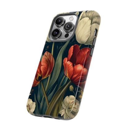 White Flower Tough Cases