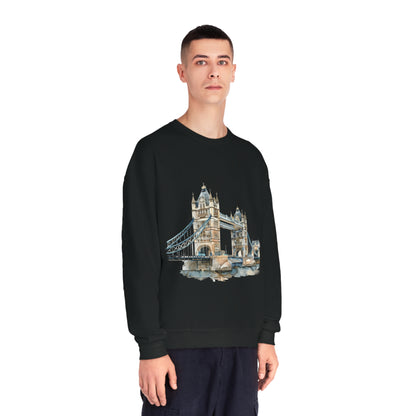 Unisex NuBlend® Crewneck Sweatshirt - London Bridge - Iconic Landmark