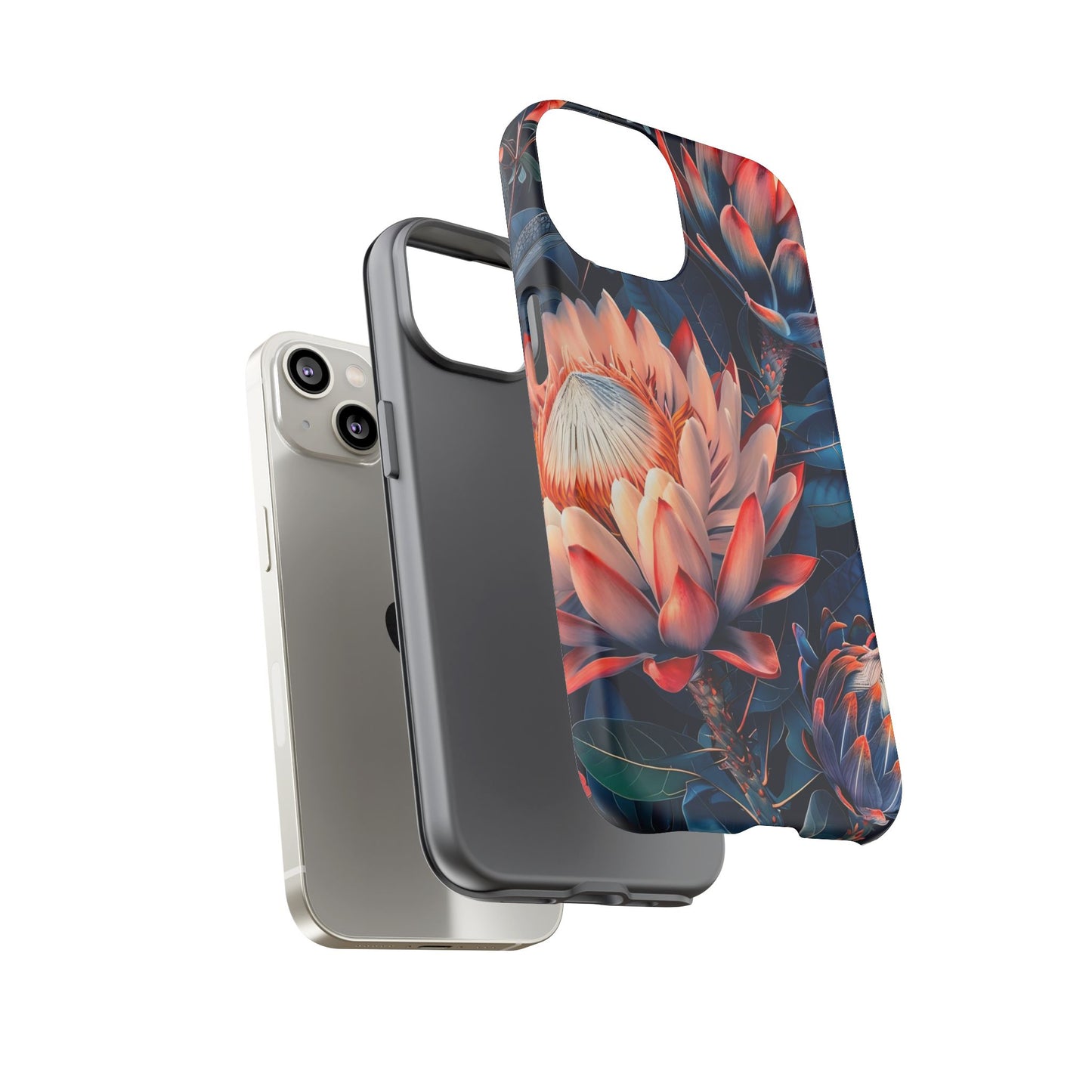 Floral Phone Case | Tough Cases, Floral Design, Phone Accessory, Gift for Her, Customizable Case, Nature Lover Gift