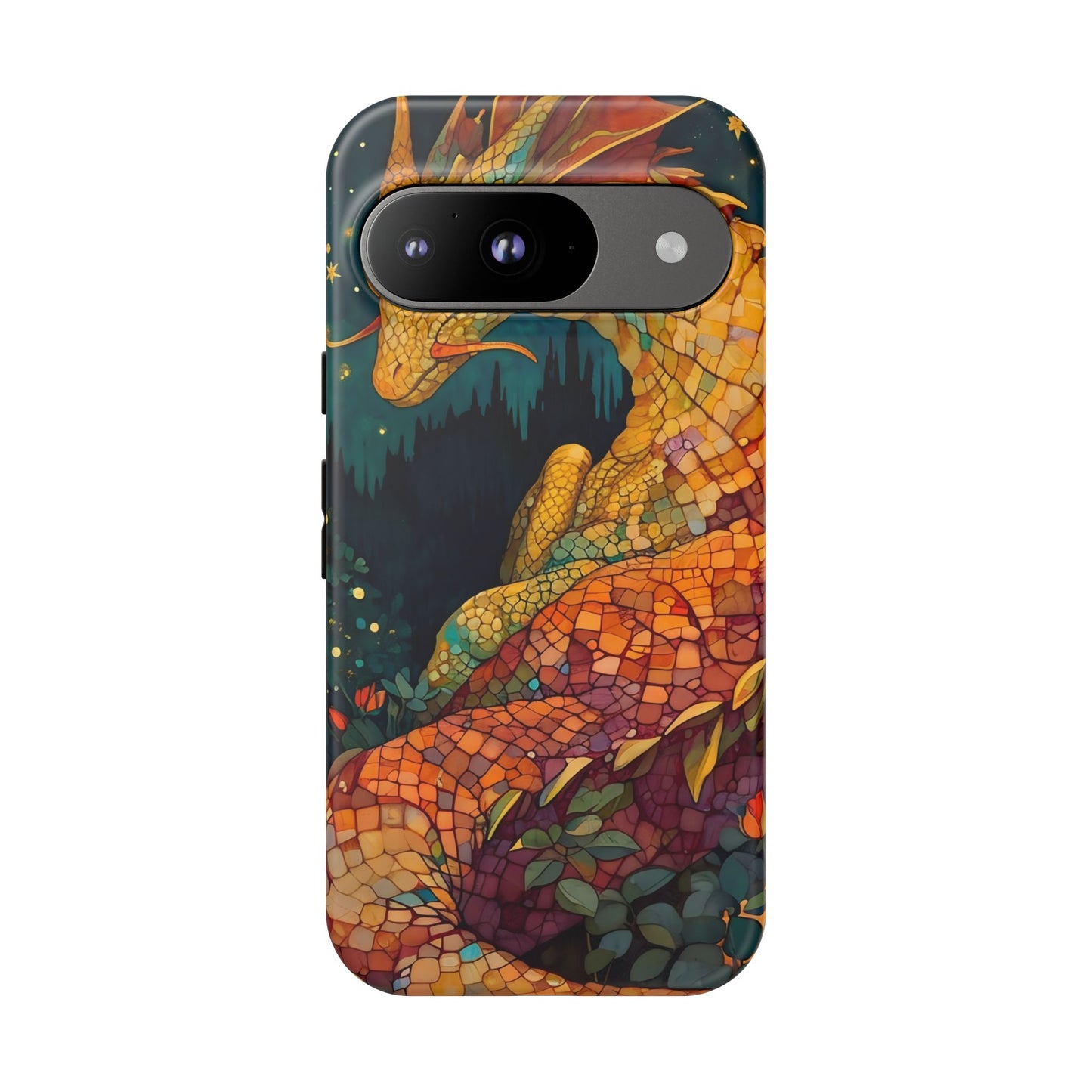 Dragon Art Phone Case, Tough Phone Cover, Fantasy Gift, Unique Mobile Accessory, Dragon Lover Gift, Stylish Protection