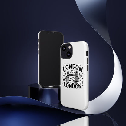 Love London Bridge Phone Case, Tough Cases for London Lovers, Cute Protection, Travel Gift, Phone Accessory, Design with Love