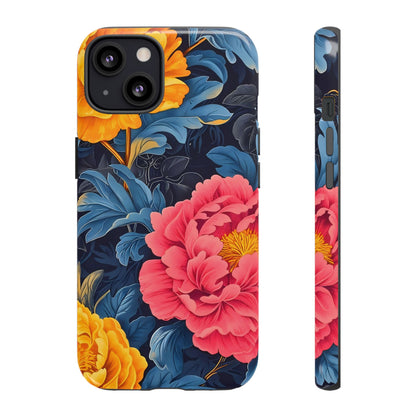 Floral Phone Case, Tough Cases, Stylish Mobile Cover, Gifts for Her, Phone Accessories, Unique Flower Design